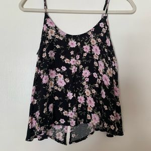 American Eagle Floral Tank Top, Size S